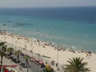Ville de Sousse : Vue arienne *La plage* .